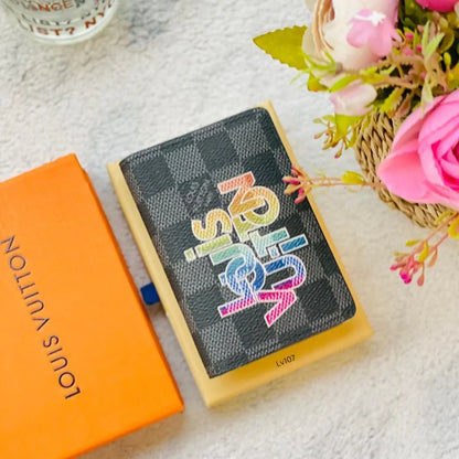 Louis Vuitton Rainbow Logo Pocket Organizer