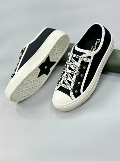 Christian Dior Canvas Low Top Sneakers