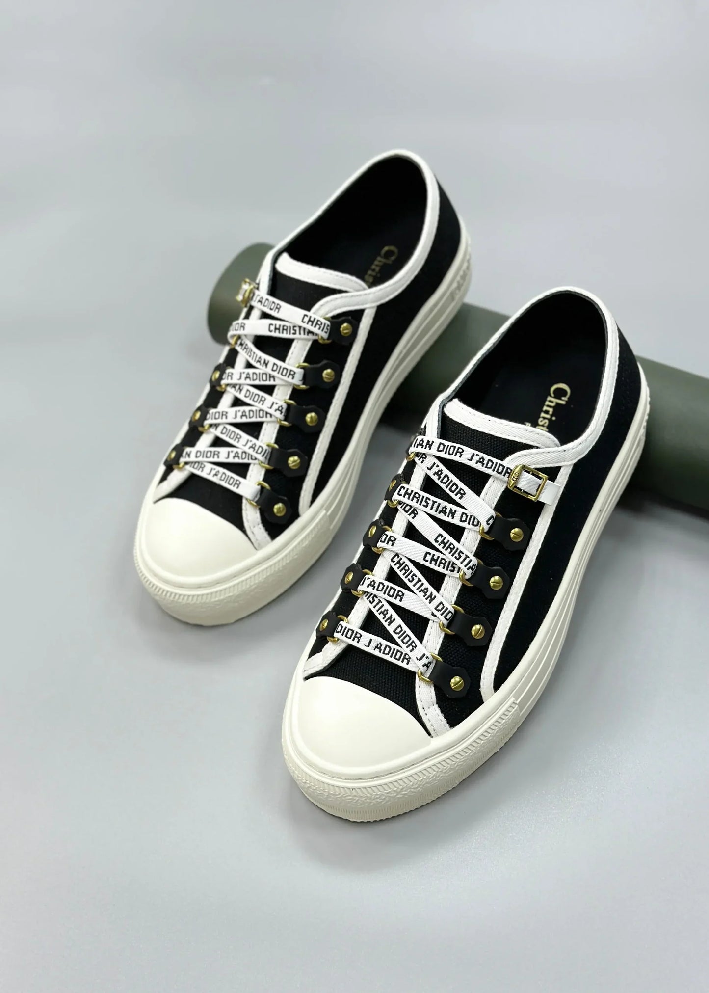 Christian Dior Canvas Low Top Sneakers