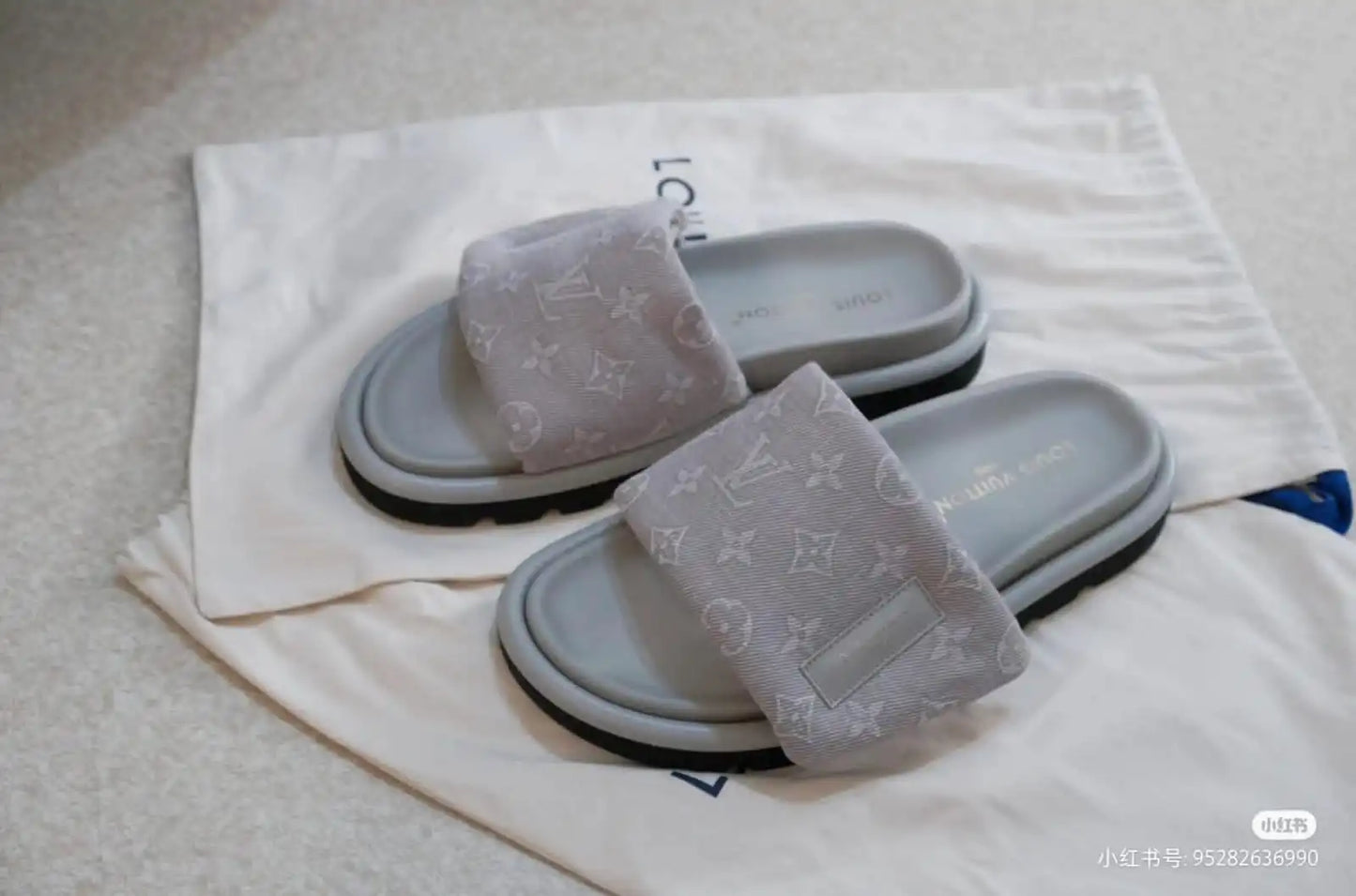 Louis Vuitton Monogram Pool Pillow Flat Comfort Mule