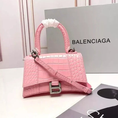 Balenciaga Hourglass Glitter Crossbody Bag