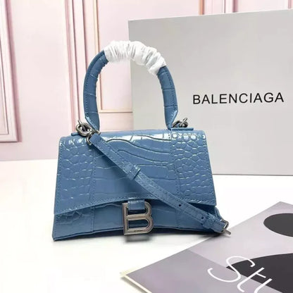 Balenciaga Hourglass Glitter Crossbody Bag