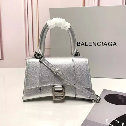 Balenciaga Hourglass Glitter Crossbody Bag