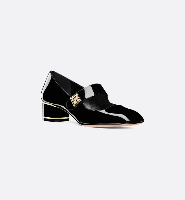 Christian Dior Black Patent Calfskin Pump