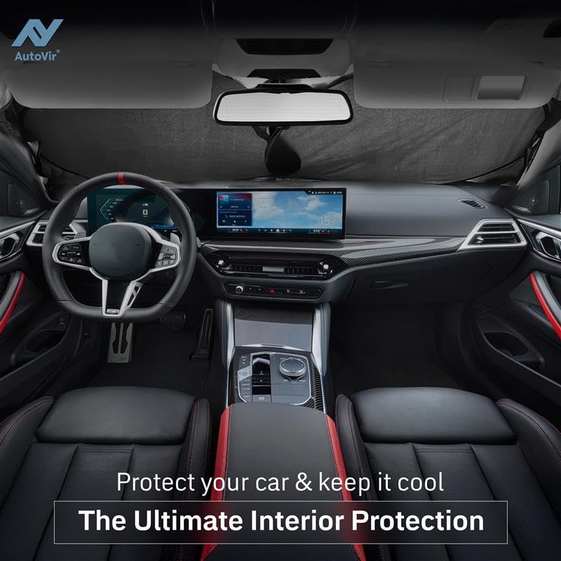 Windshield Sun Shade, Foldable Car Window Shades, 280T Visor Shade