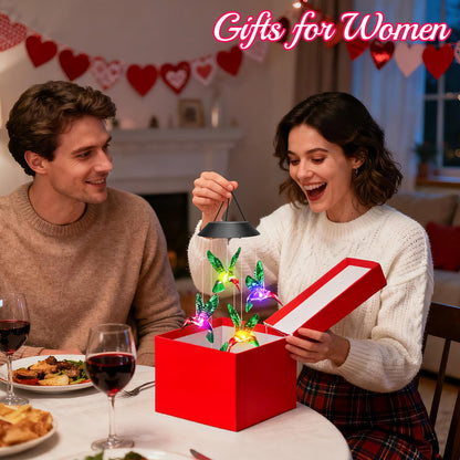 Gifts for Grandma Mom Nana Wife Sister, Mother Birthday Christmas Gardening Hummingbird Gifts for Women, Winzwon Wind Chimes Solar Lights Outdoor Decor for Garden Patio Yard Porch