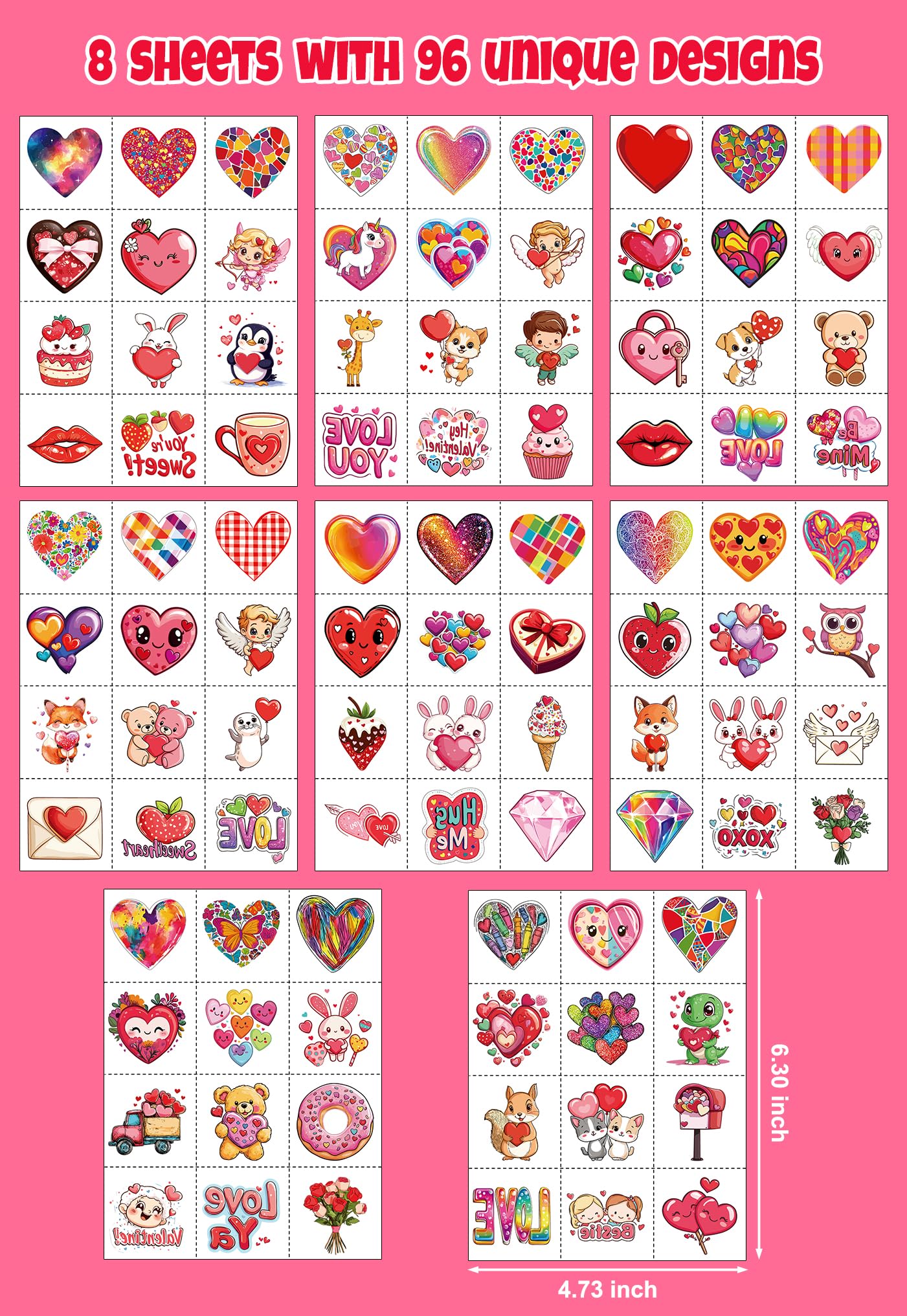 Summer Pool Beach Party Favors Kids Tattoos, 102 Styles Larger Tropical Hawaiian Luau Themed Temporary Tattoos for Kids Teens Adult, Waterproof Summer Stickers Party Decorations Supplies