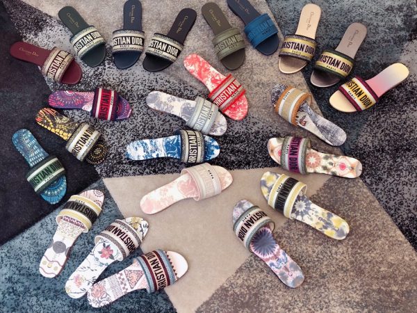Christian Dior Dway Slide | Embroidery Slippers | 23 Designs