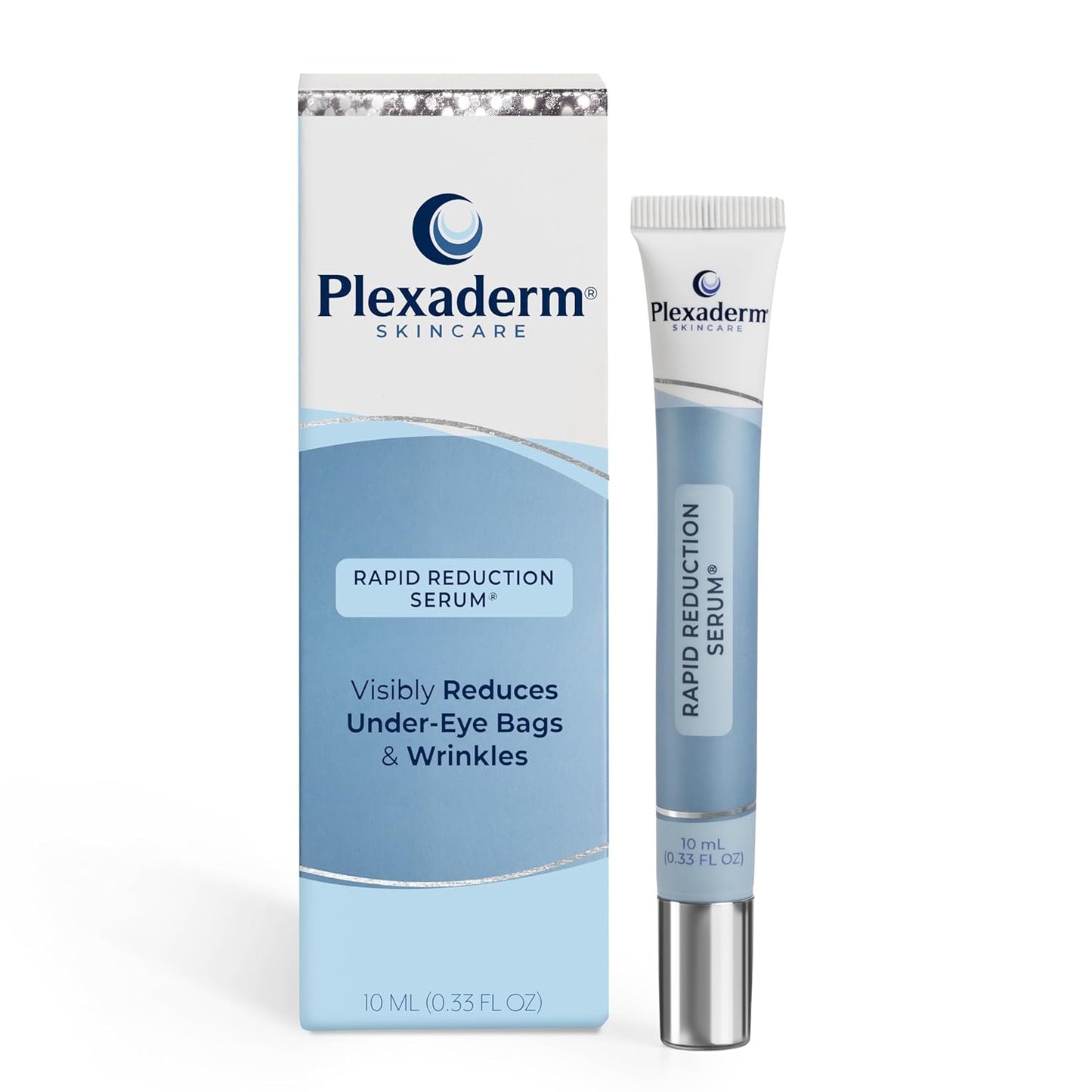Plexaderm Rapid Reduction Serum – Instantly Reduces Under Eye Bags, Dark Circles, Crow’s Feet, Fine Lines & Wrinkles in Minutes – Temporary Tightening Face Serum for Smoother-Looking Skin
