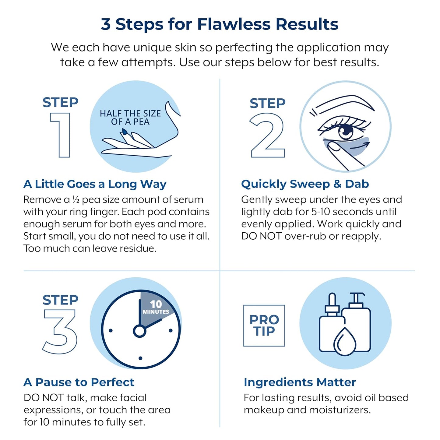 Plexaderm Rapid Reduction Serum – Instantly Reduces Under Eye Bags, Dark Circles, Crow’s Feet, Fine Lines & Wrinkles in Minutes – Temporary Tightening Face Serum for Smoother-Looking Skin