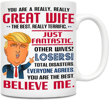 Gifts for Wife, Gifts for Wife from Husband - Wedding Anniversary for Women, Birthday, Mothers Day, Valentines, Romantic Love Gift for Wifey - 11 Oz Mug