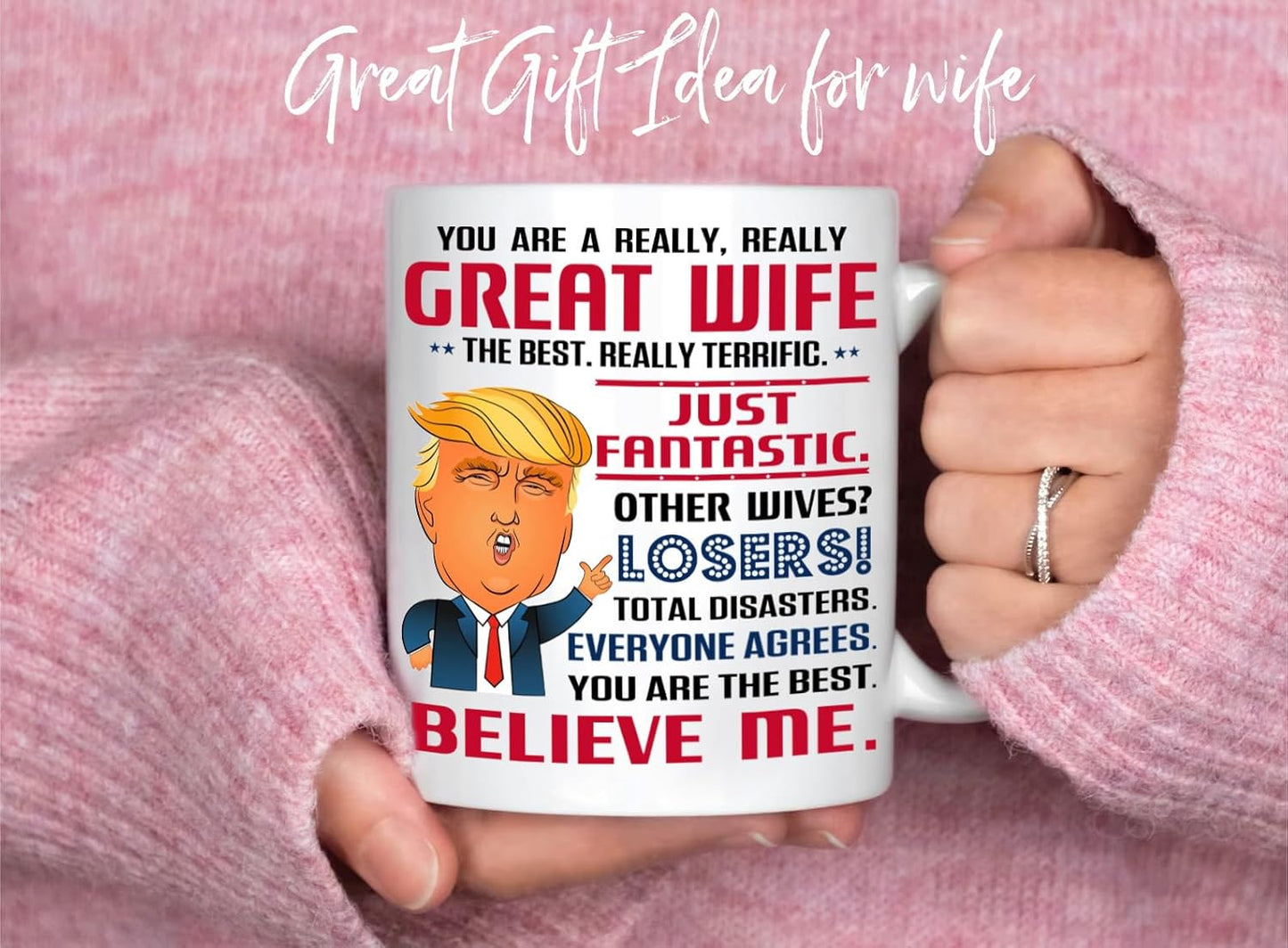 Gifts for Wife, Gifts for Wife from Husband - Wedding Anniversary for Women, Birthday, Mothers Day, Valentines, Romantic Love Gift for Wifey - 11 Oz Mug