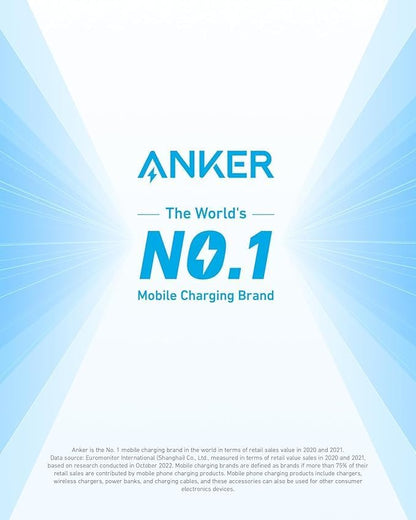 Anker iPhone Charger, 2-Pack 20W Fast USB C Charger Block, Type C Charger Fast Charging for iPhone 17/17 Pro Max/16 Series/iPad Pro and More (Black, 2 Pack & 2 Cable)