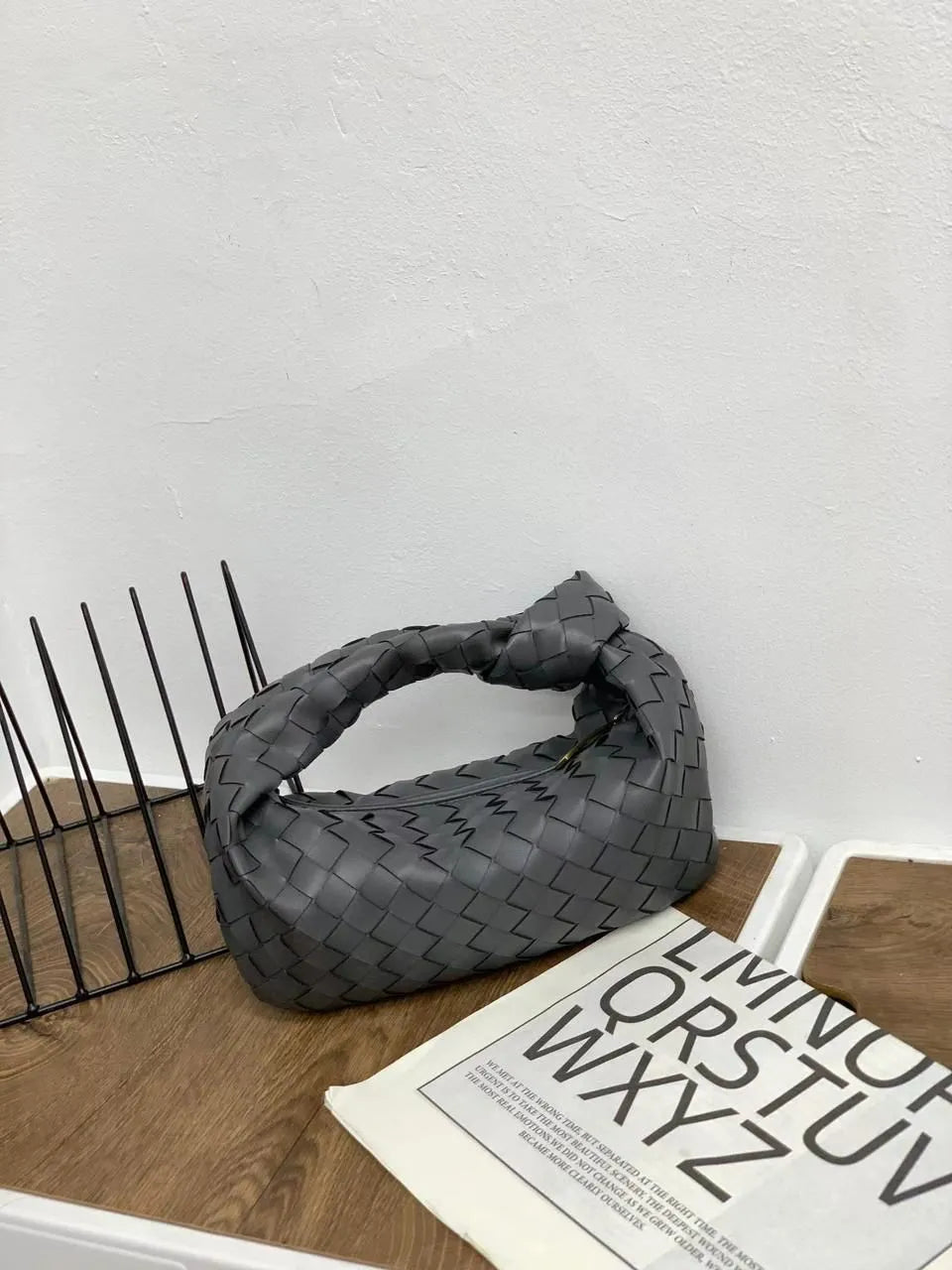 Bottega Veneta Mini Jodie Patent Leather Bag