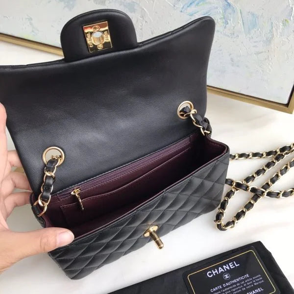 Chanel Flap Designer Bag 鈥� Black