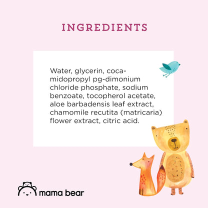 Mama Bear Gentle Formulated without Fragrance Baby Wipes, Hypoallergenic, Sensitive Skin, Unscented, 800 Count (8 Packs of 100)