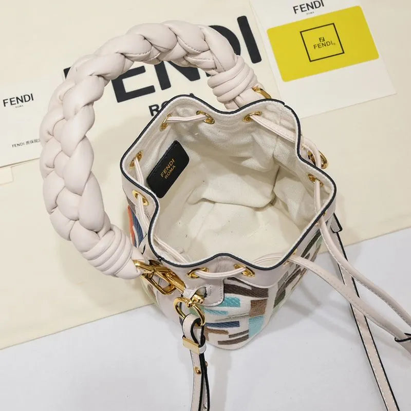 Fendi Mini Mon Tresor Bucket Bag Multicolor