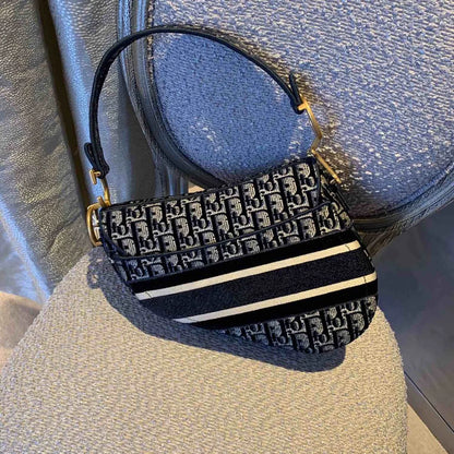 Christian Dior saddle bag Black