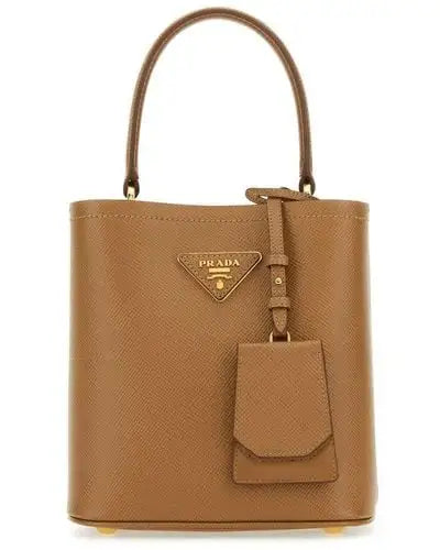 Prada Mini logo Bucket Bag