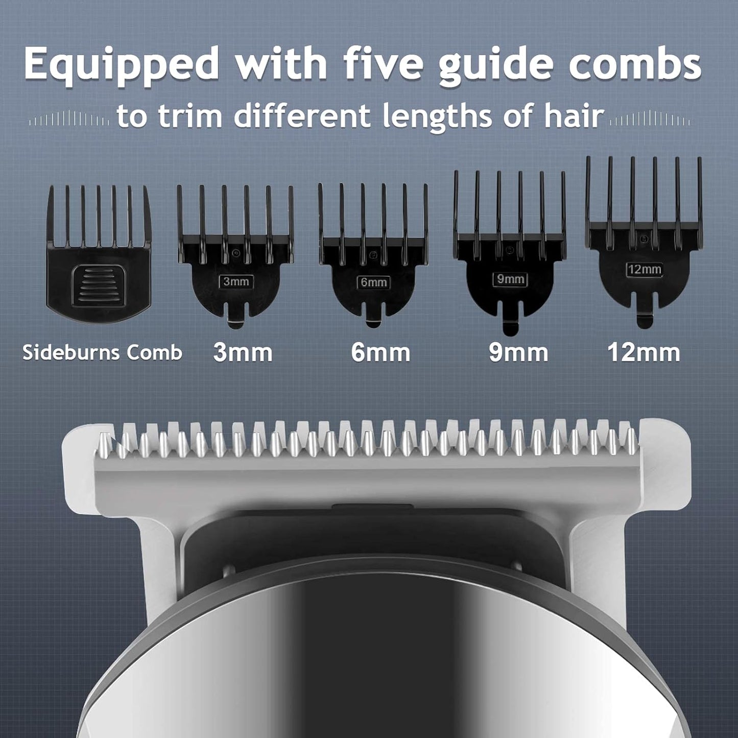Ufree Beard Trimmer for Men, Waterproof Electric Razor for Nose, Body, Face & Mustache, Cordless Hair Clippers Shavers Grooming Kit, Gifts for Men Husband Father