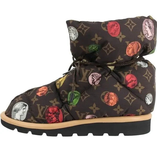 Louis Vuitton Monogram Nylon Snow Boots