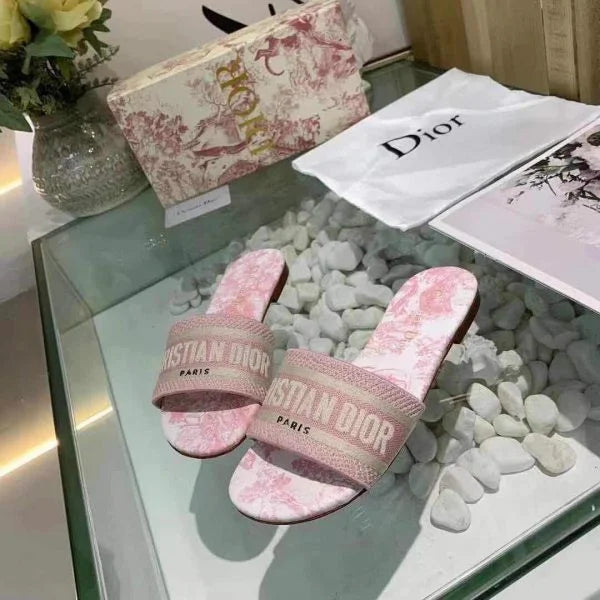 Christian Dior Dway Slide | Embroidery Slippers | 23 Designs