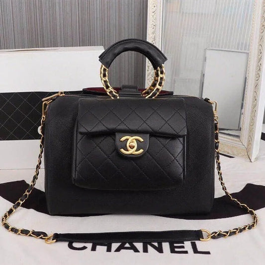 Chanel Coco Handle Chevron Bag