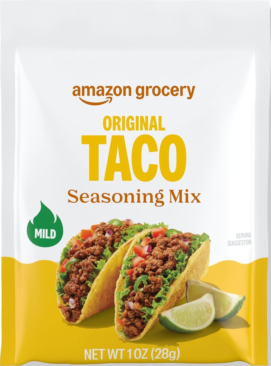 Amazon Grocery, Taco Seasoning Mix, Mild Heat, 1 Oz