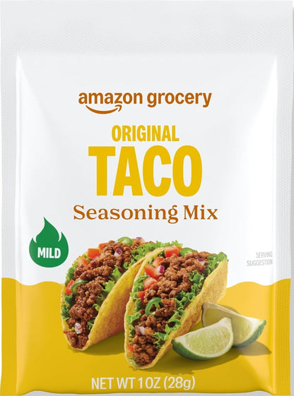 Amazon Grocery, Taco Seasoning Mix, Mild Heat, 1 Oz
