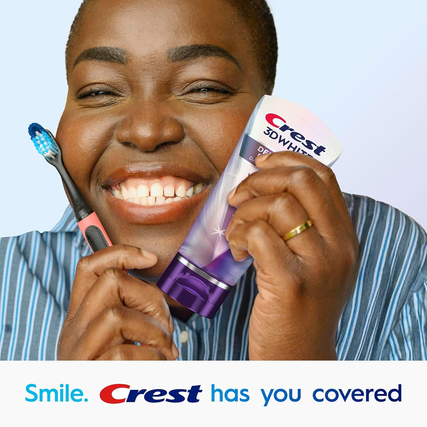 Crest 3DWhite Brilliance Deep Stain Remover Ultra White Toothpaste - 2.1oz