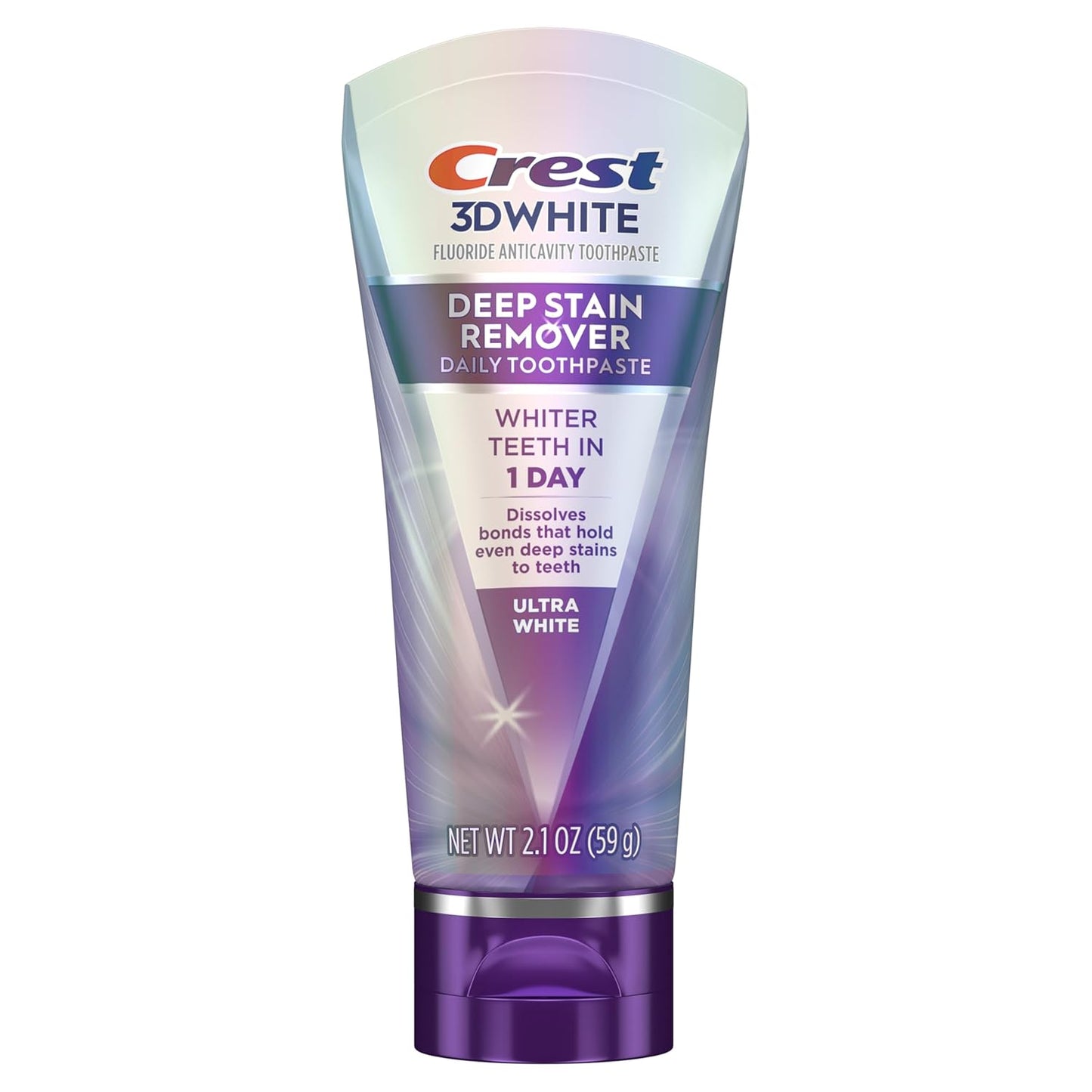 Crest 3DWhite Brilliance Deep Stain Remover Ultra White Toothpaste - 2.1oz